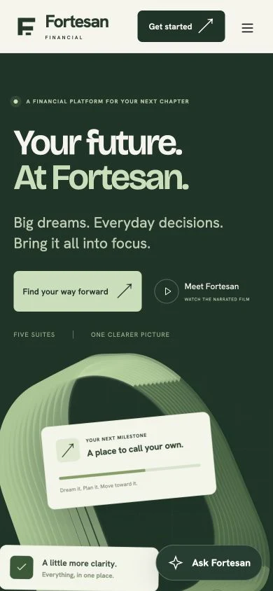 Fortesan’s mobile website